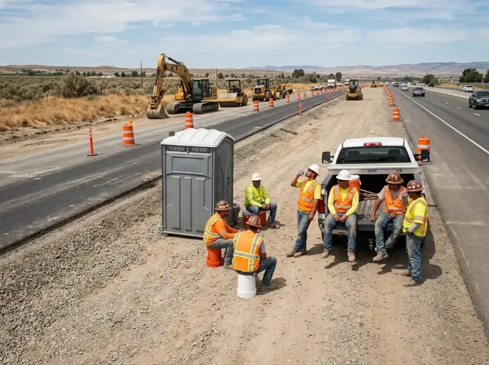 highway-road-construction-crew-007 — frequently asked questions, Porta Potty and Restroom Rentals in Westlake, LA
